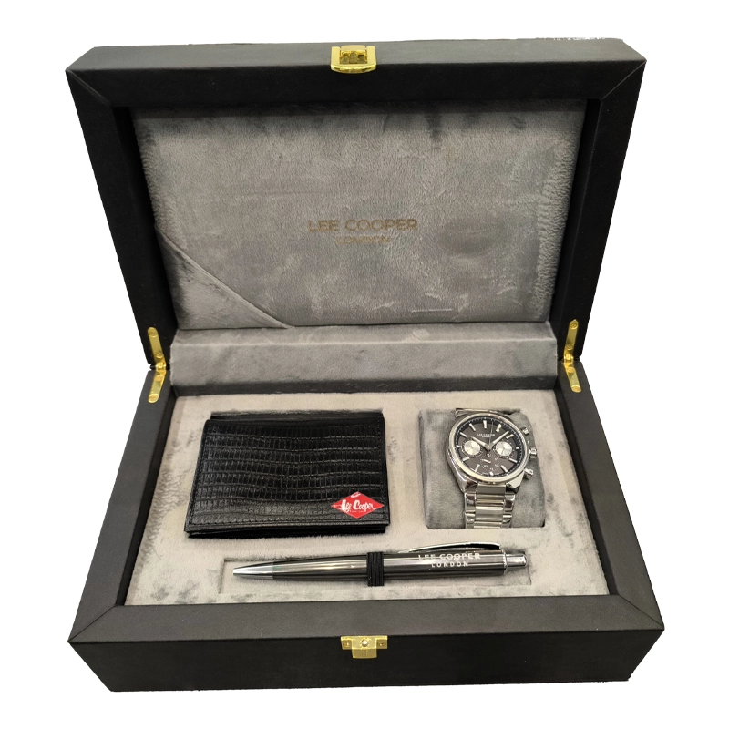 ست ساعت و جا کارتی و خودکار لی کوپر